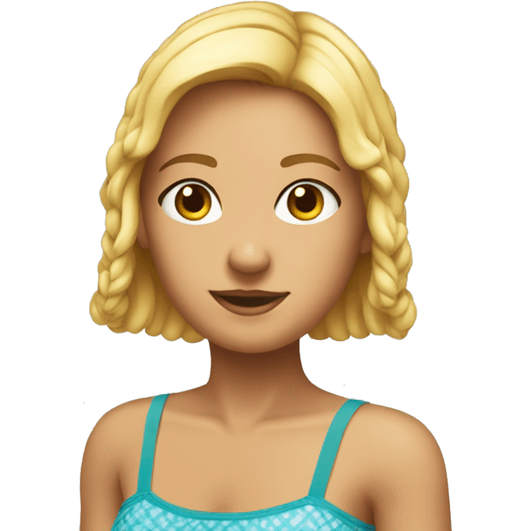 Girl swuimsuit joypixel 8 style emoji