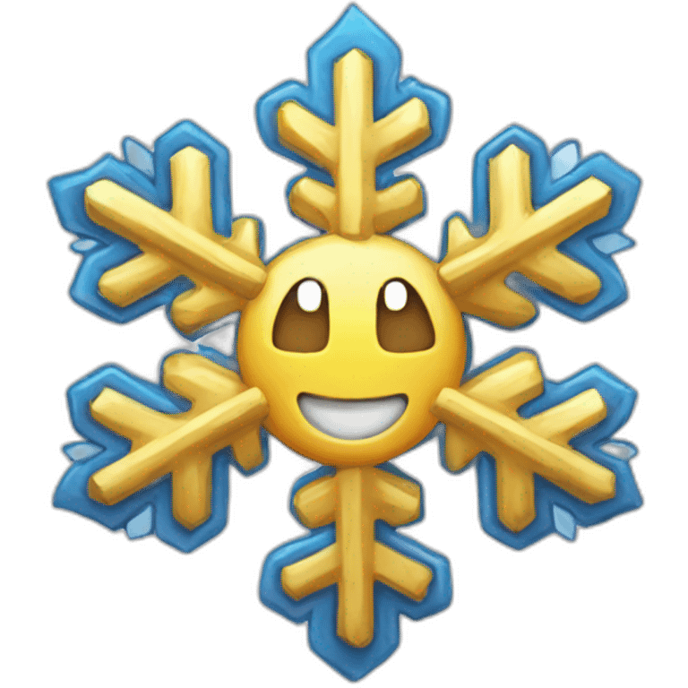 badge, medal, new year, snowflake, pokemon, picture, paint, draw emoji