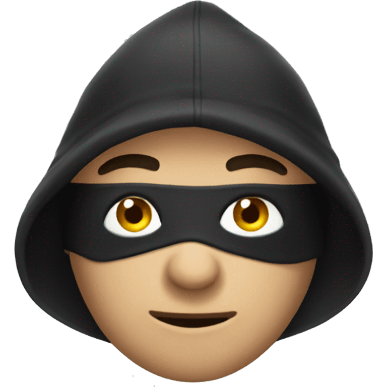 A thief emoji