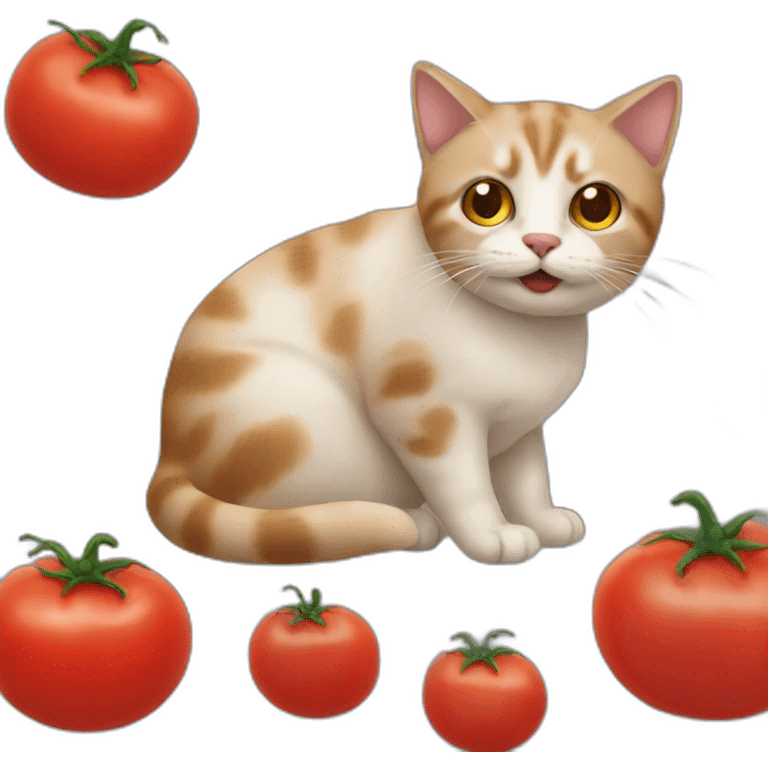 cat tomato emoji