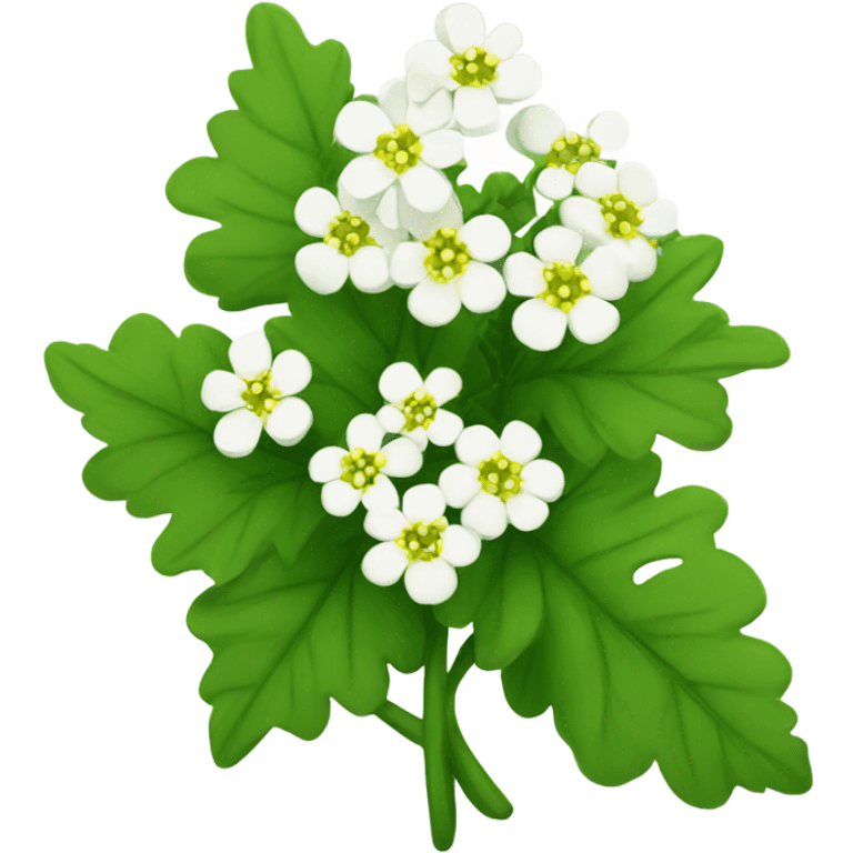 white mustard plant emoji