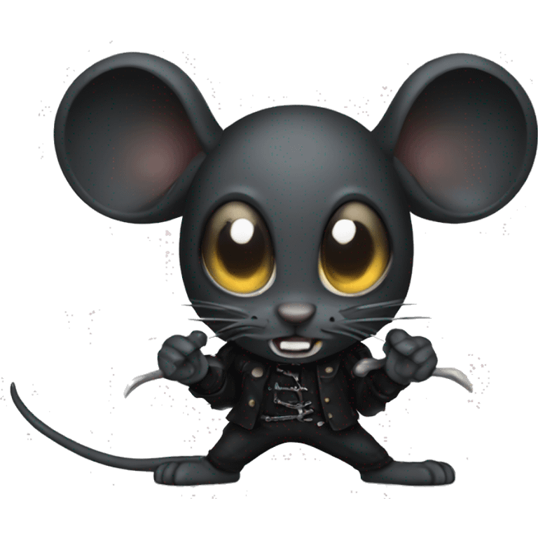 black metal mouse emoji