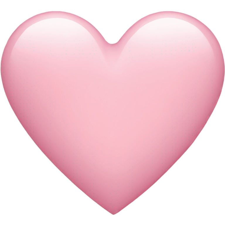 light pink heart emoji