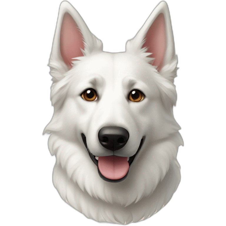 white-swiss-shepherd-dog emoji