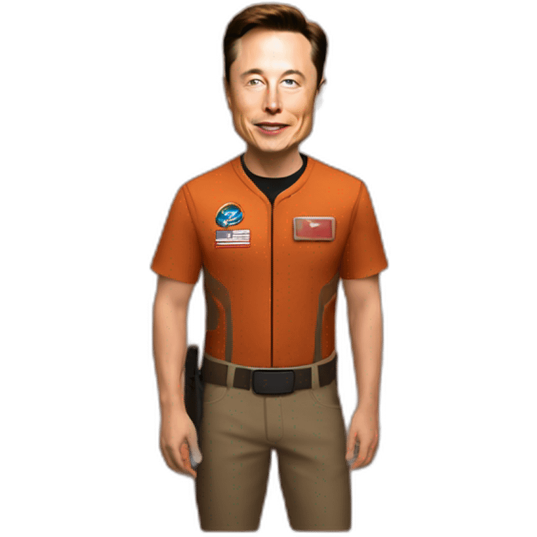 elon musk on mars emoji