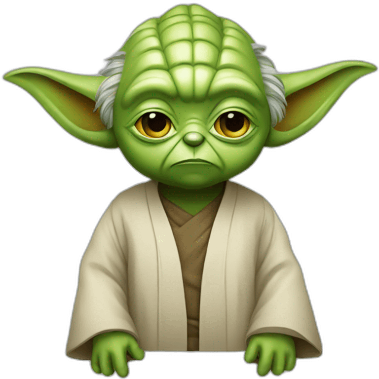 Yoda web developer emoji