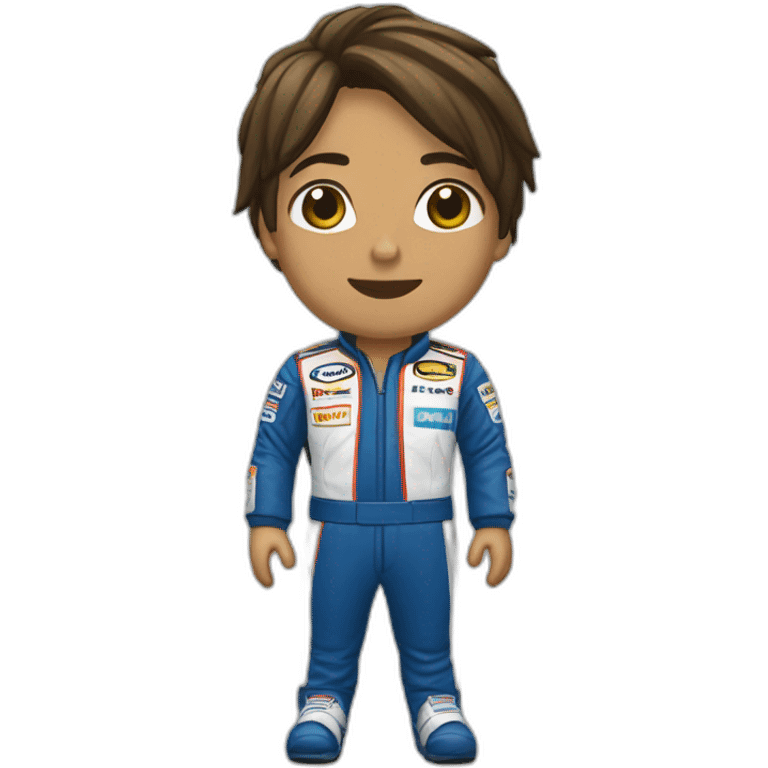 Mariana piloto de kart emoji