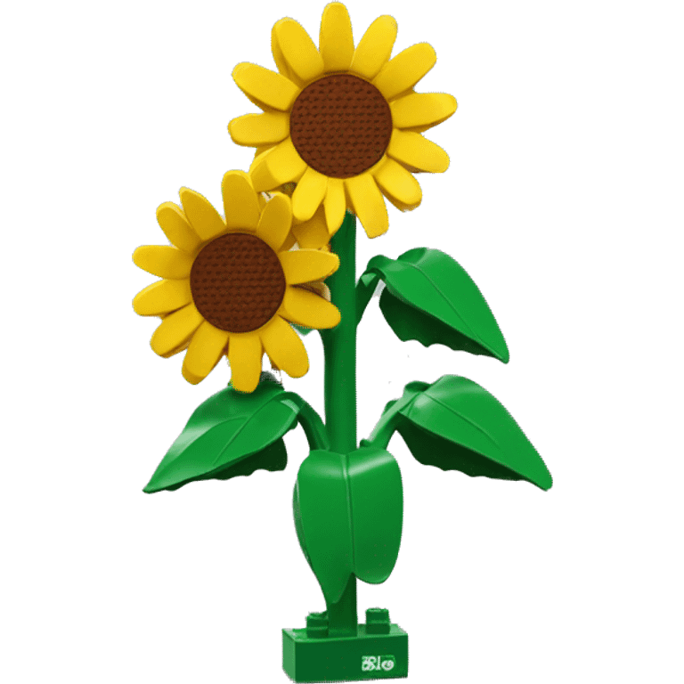 Lego sunflowers emoji