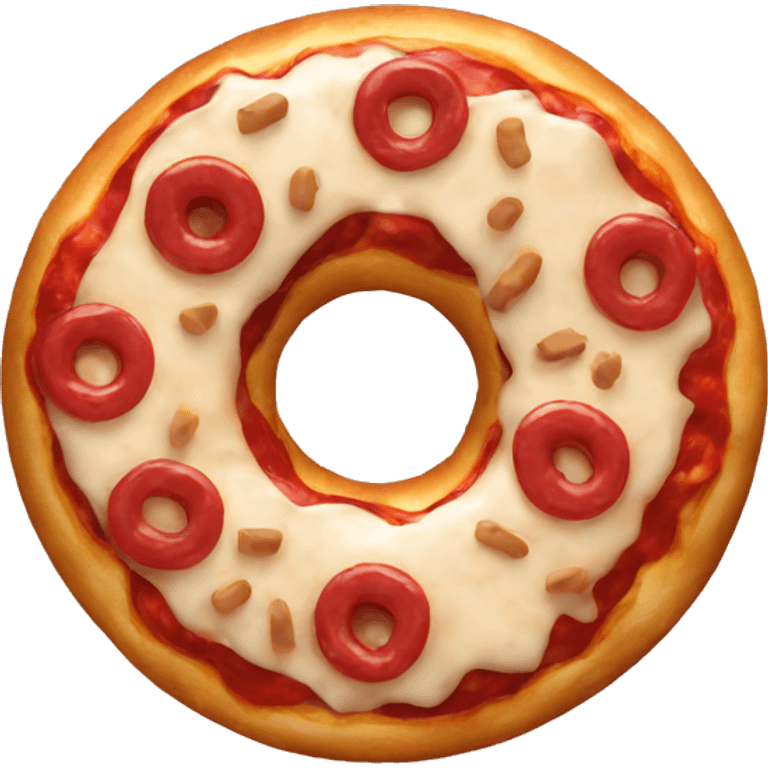 Pizza donut emoji