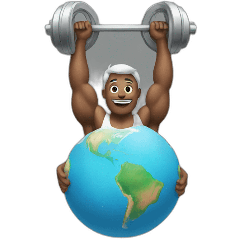 atlas lifting world emoji