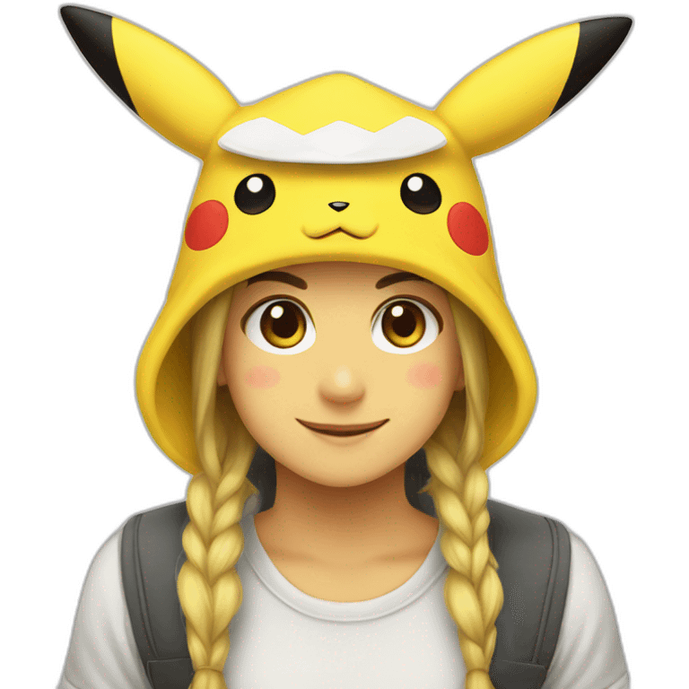 pikachu bonnet emoji