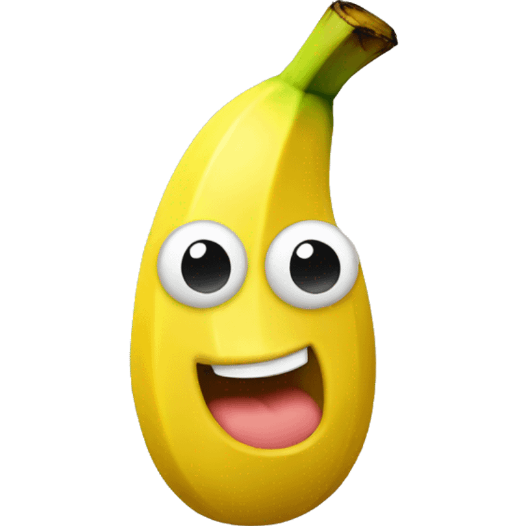 Banana wearing hat emoji