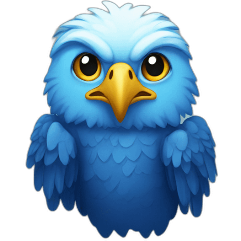 blue eagle emoji