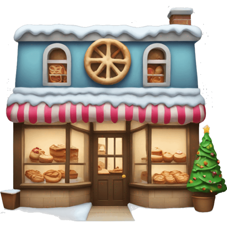 Bakery at Christmas emoji