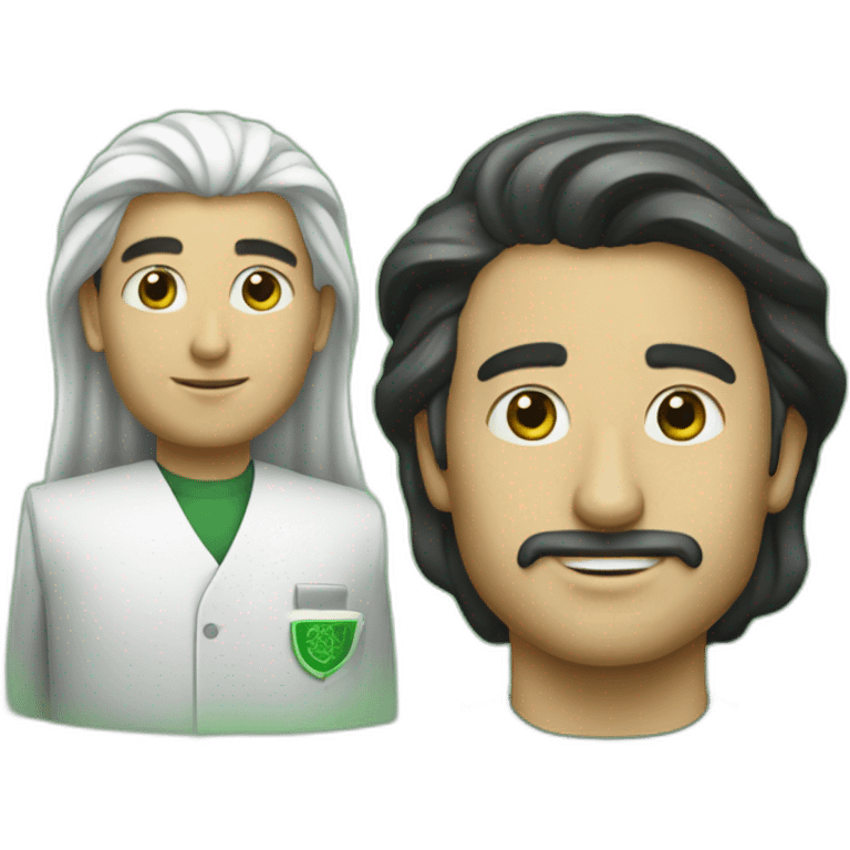 Saudi expert and import bank green emoji