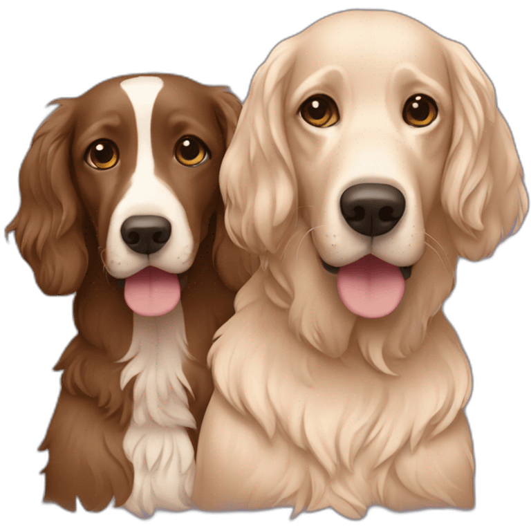 Couple with sprocker emoji