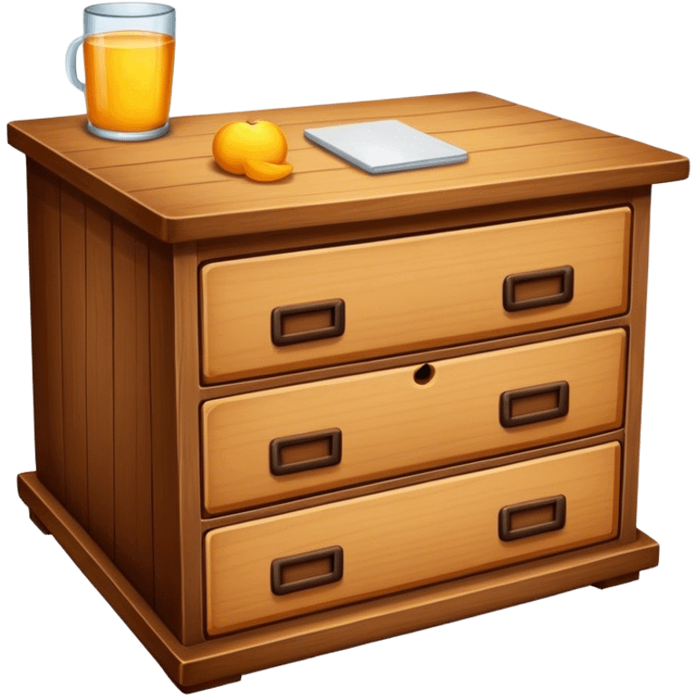 table with drawers emoji