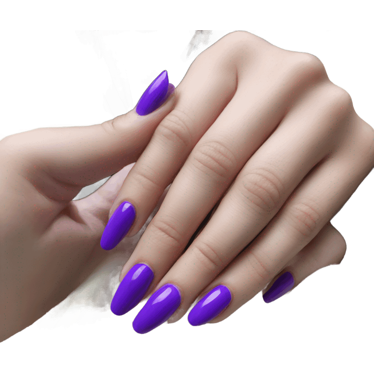 Purple nails emoji