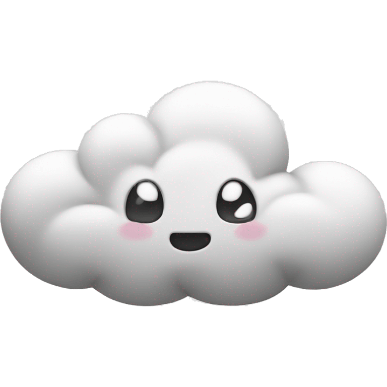 Fat cloud  emoji