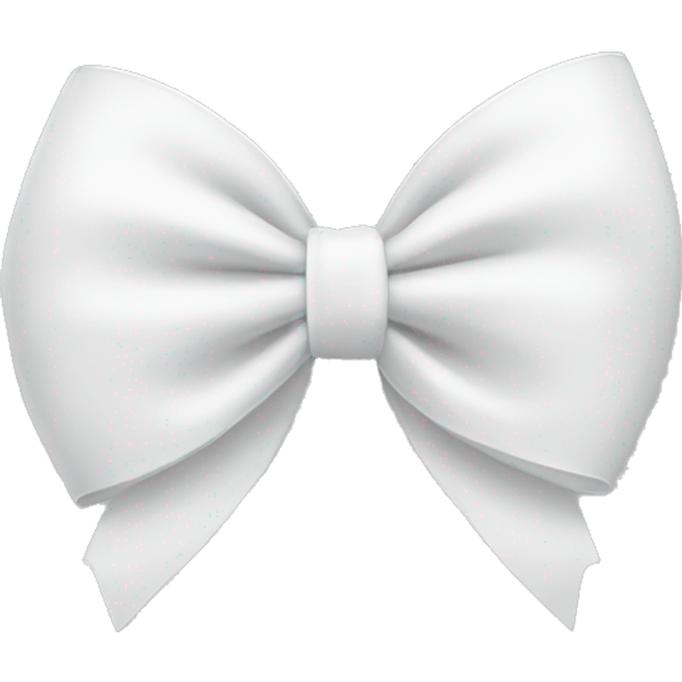 White bow emoji