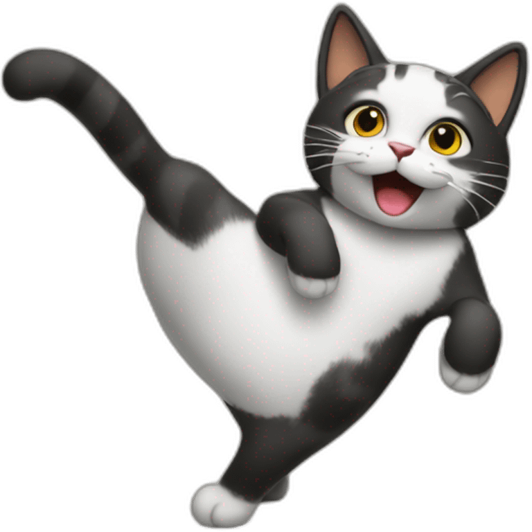 Twerking cat emoji