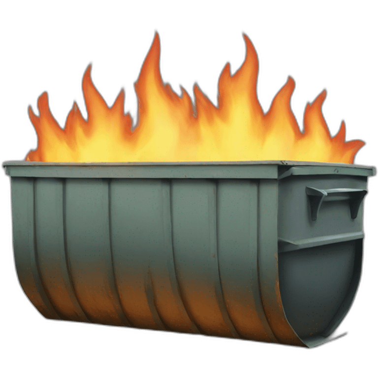 dumpster fire emoji