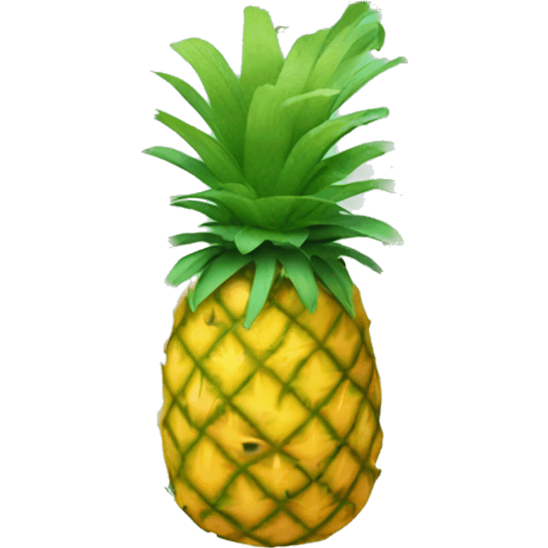 Upside down pineapple emoji