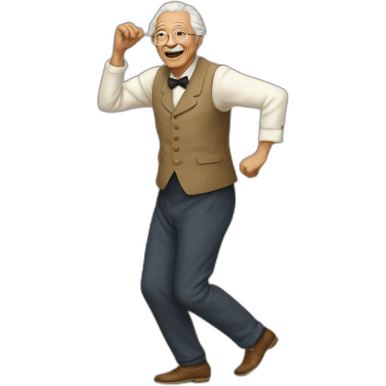 Grand père qui dance emoji