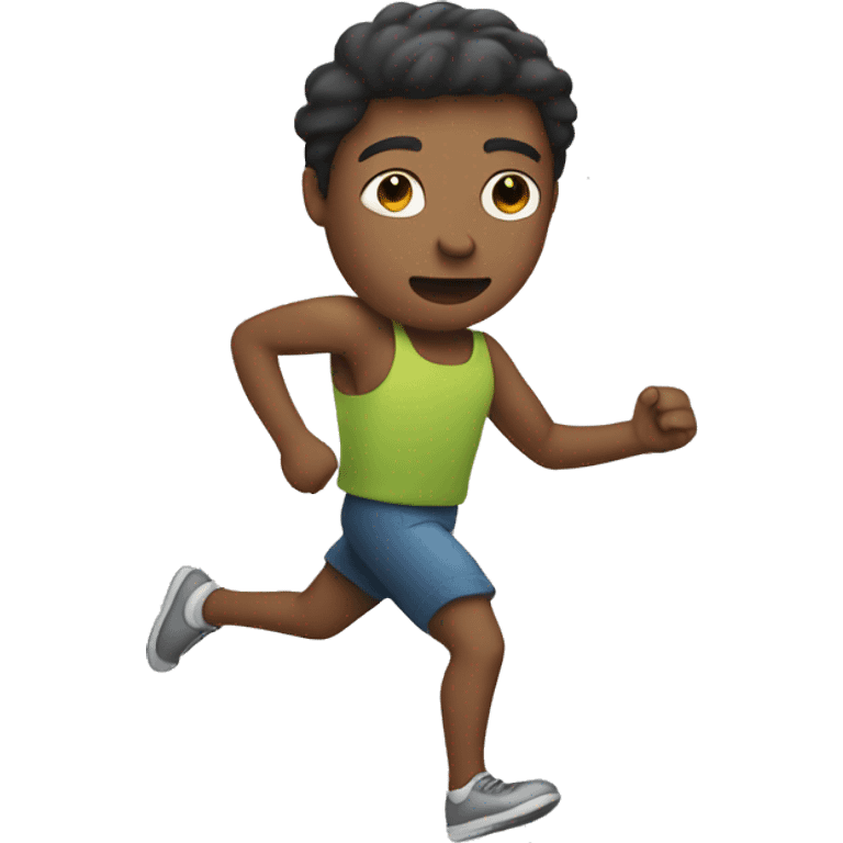 Person running on arms and legs emoji