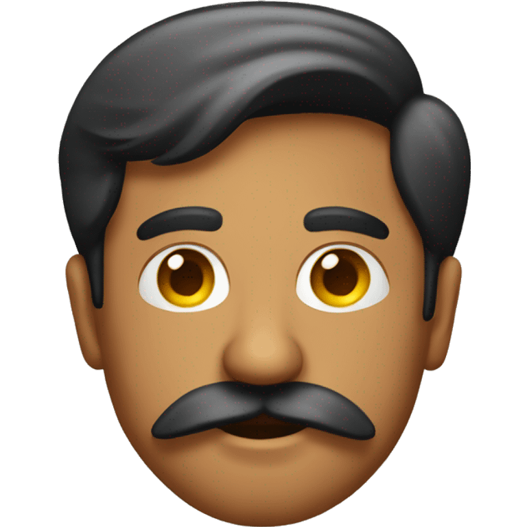 Indian Guy with a big mustach emoji