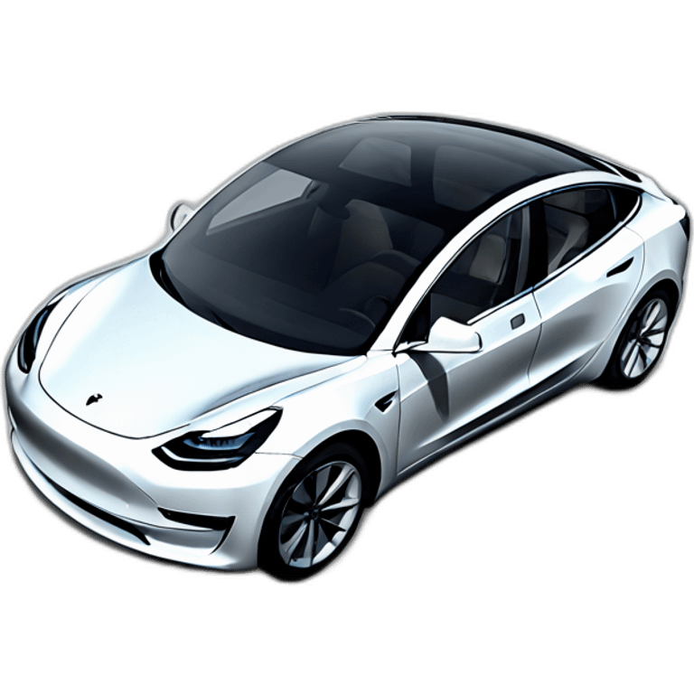 tesla model 3 emoji