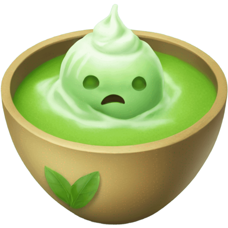 Ice matcha emoji