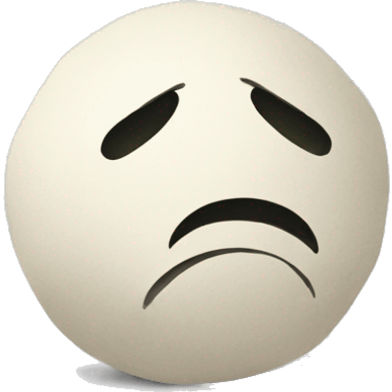 sad paperball  emoji