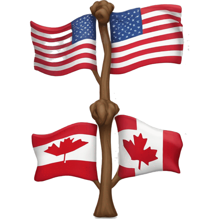 Usa and Canadá  emoji