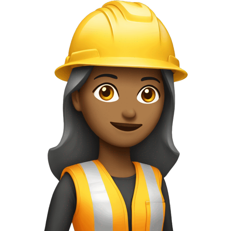 Mulher Loira capacete de construção emoji