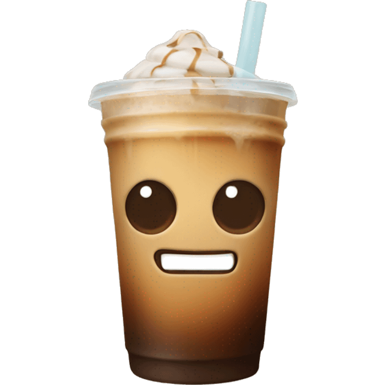 Iced coffee  emoji