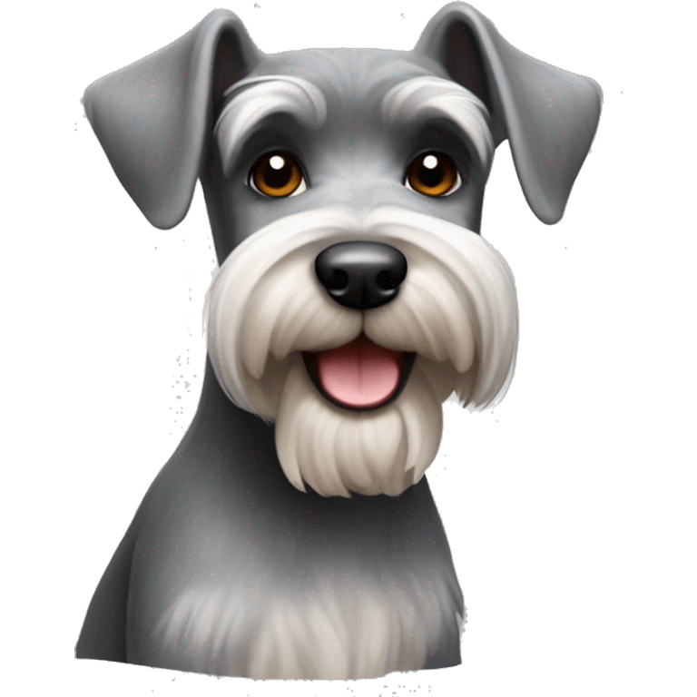 Miniature schnauzer emoji