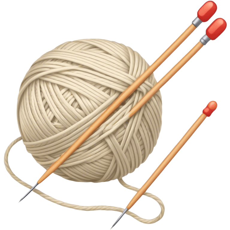 Knitting emoji