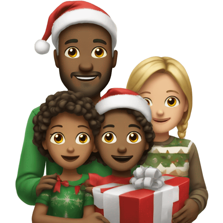 Christmas, family emoji