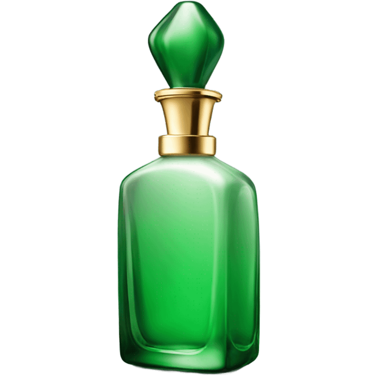 Perfume green bottle  emoji