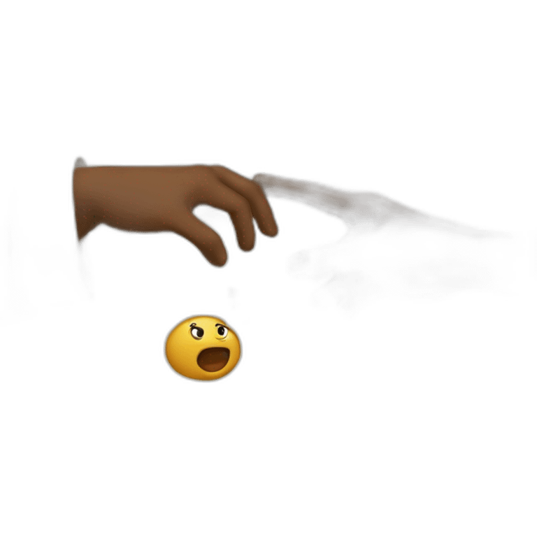 The creation of Adam emoji