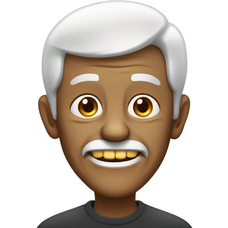 old man with gold teeth emoji