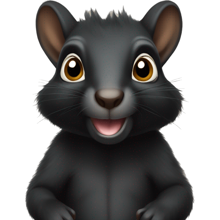 black squirrel emoji