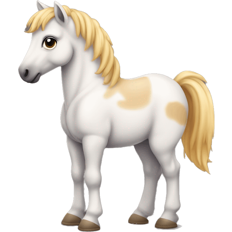 extremely cute full body baby horse emoji