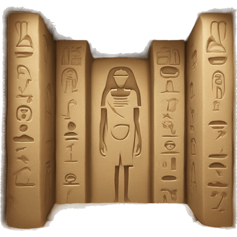 Hieroglyphs Inside tomb￼ emoji