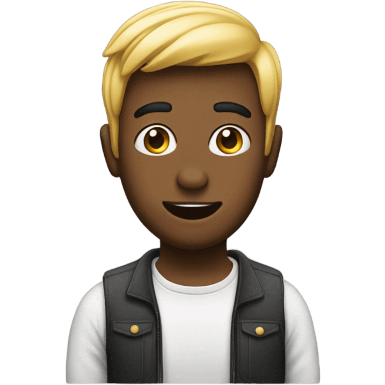 Gay man masquerading as a straight man emoji