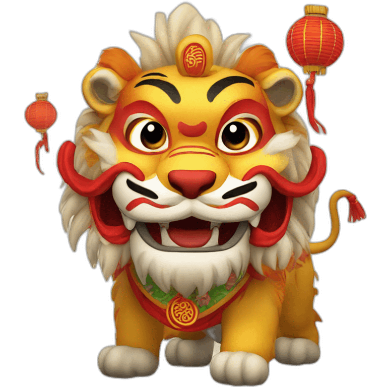 lion dance emoji