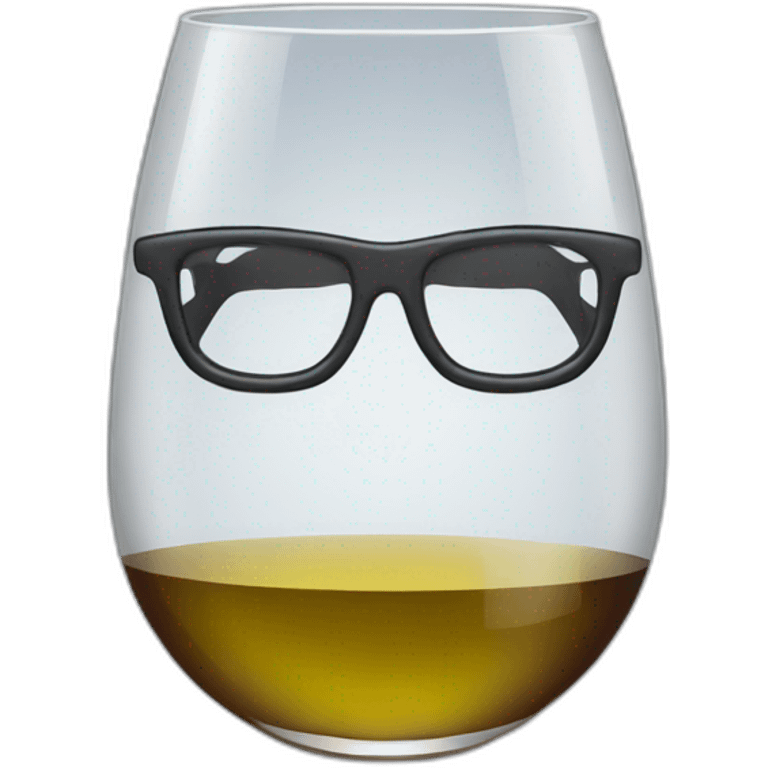 Geek drink wine emoji