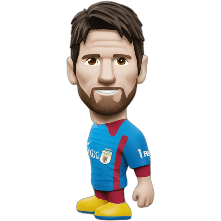 polyurethane foam as lionel messi emoji