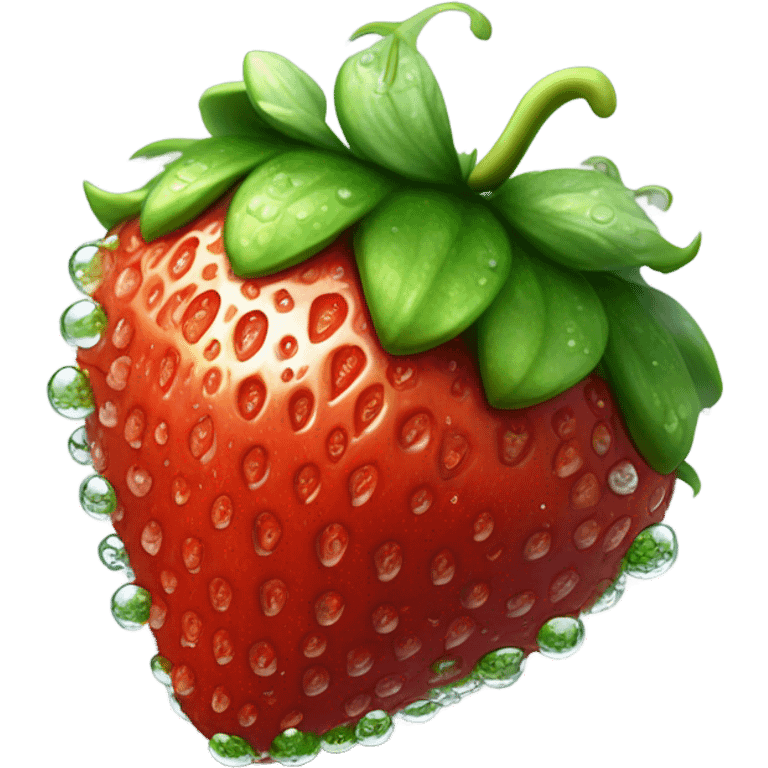 snug strawberry emoji